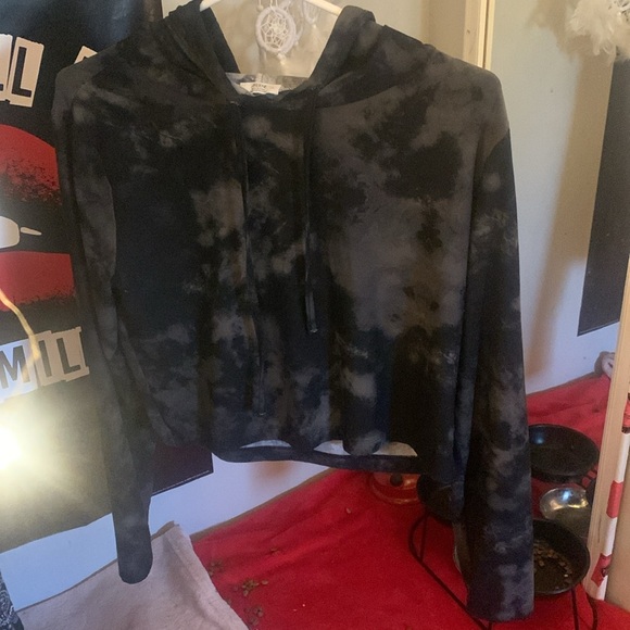 Marble long sleeve crop top - Picture 5 of 5
